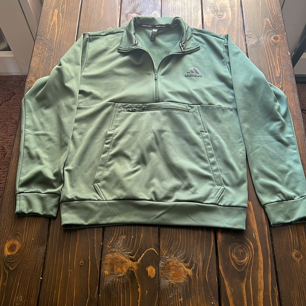 Men’s Adidas Aeroready Half-zip Pullover - Medium